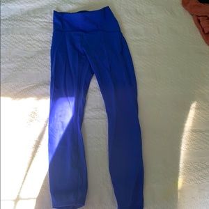 blue lululemon leggings